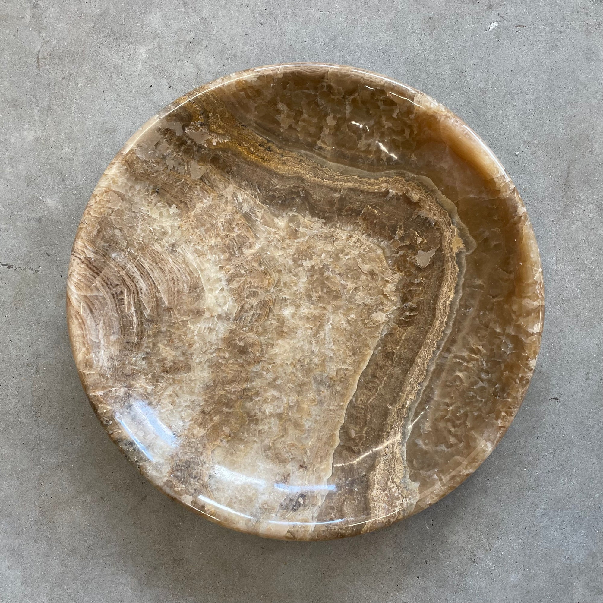 Onyx Stone Plate 25cm