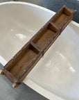 Ornate Teak Bath Caddy Box