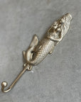 Magical Brass Mermaid Wall Hook