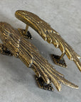 Angel Wing Brass Door Handle