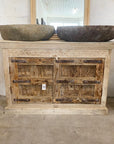 Vintage Indian Timber Vanity - 120x45x80cm | Assorted Designs