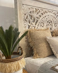 Indian Carved Wooden 4 Poster Bed - King
