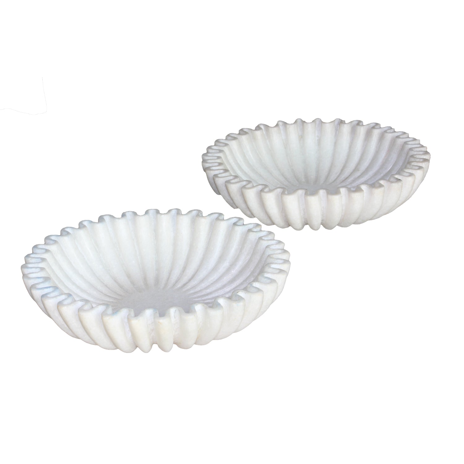 Indian Ripple Marble Bowl 30cm Dia