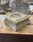 Indian Pillar Base Candle Stand 02
