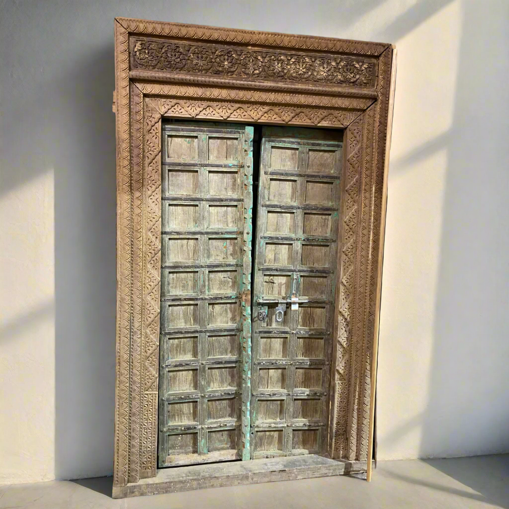 Indian Rajasthani Antique Framed Door