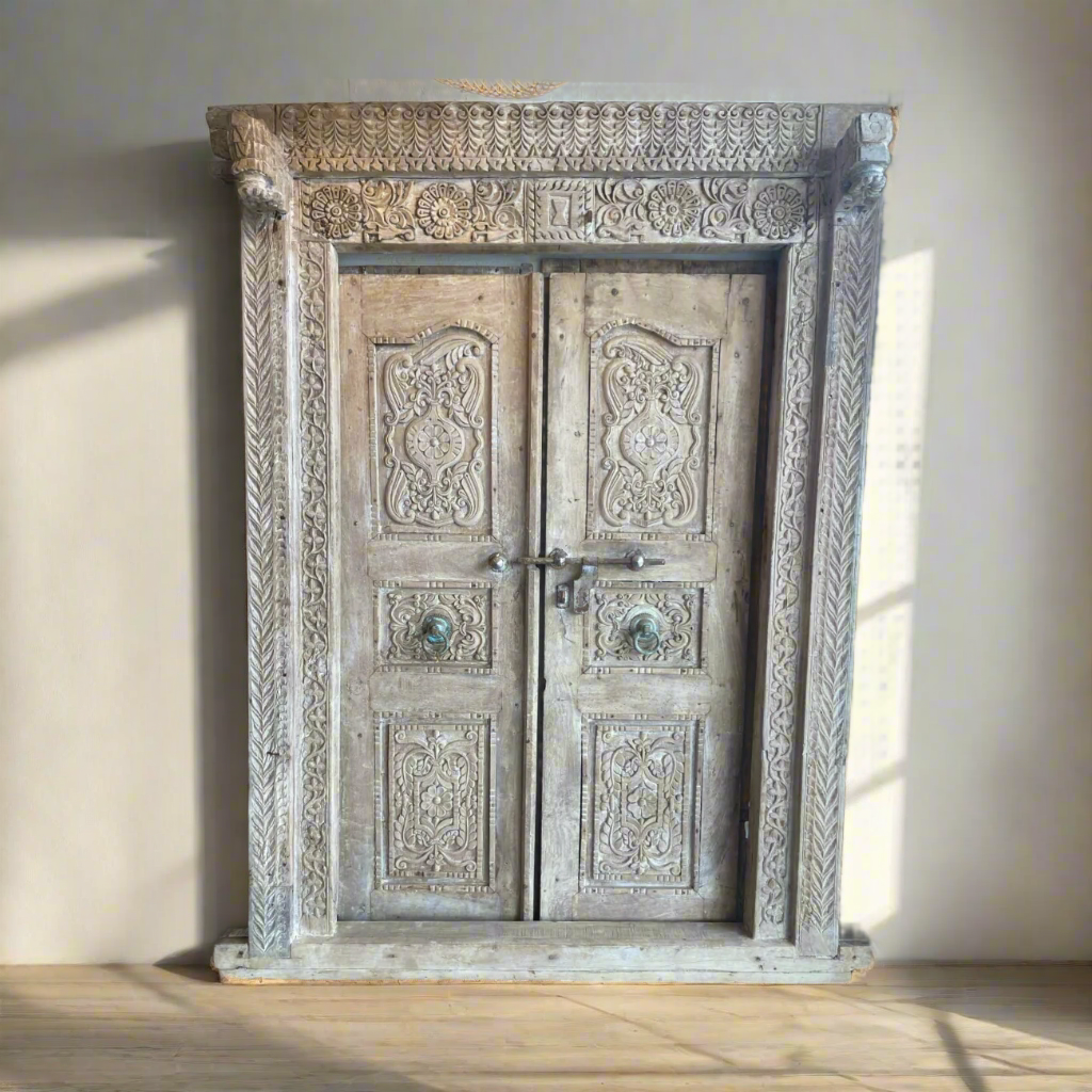 Indian Rajasthani Antique Framed Door
