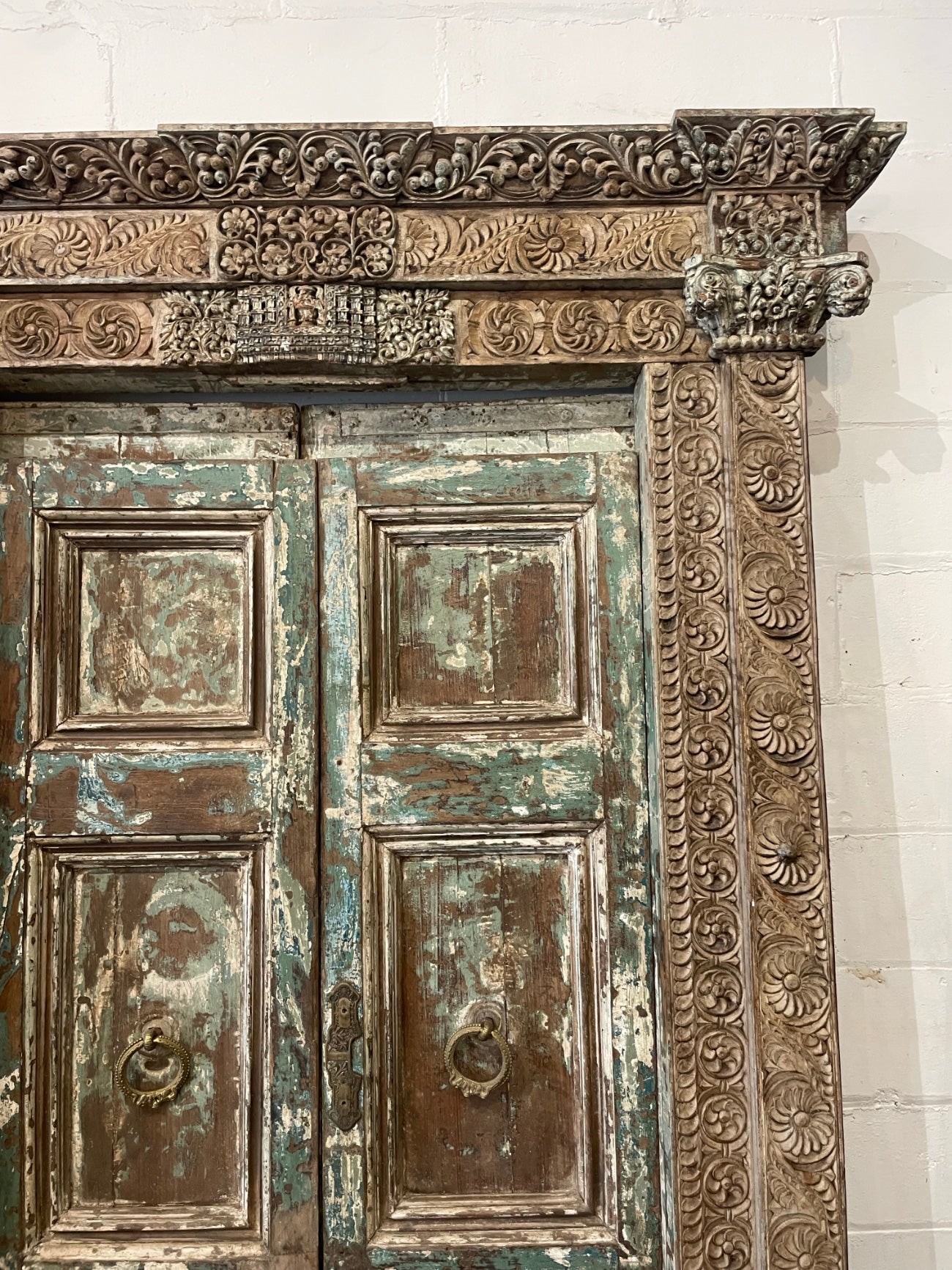 Indian Rajasthani Antique Framed Door
