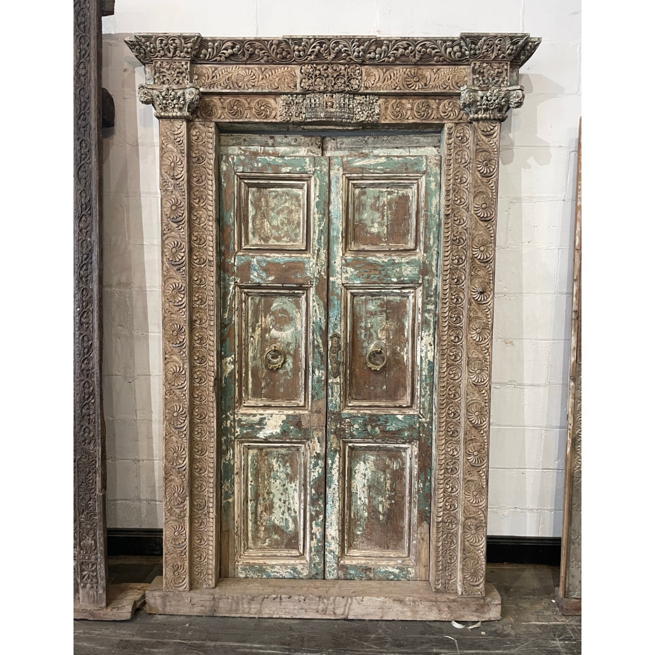 Indian Rajasthani Antique Framed Door