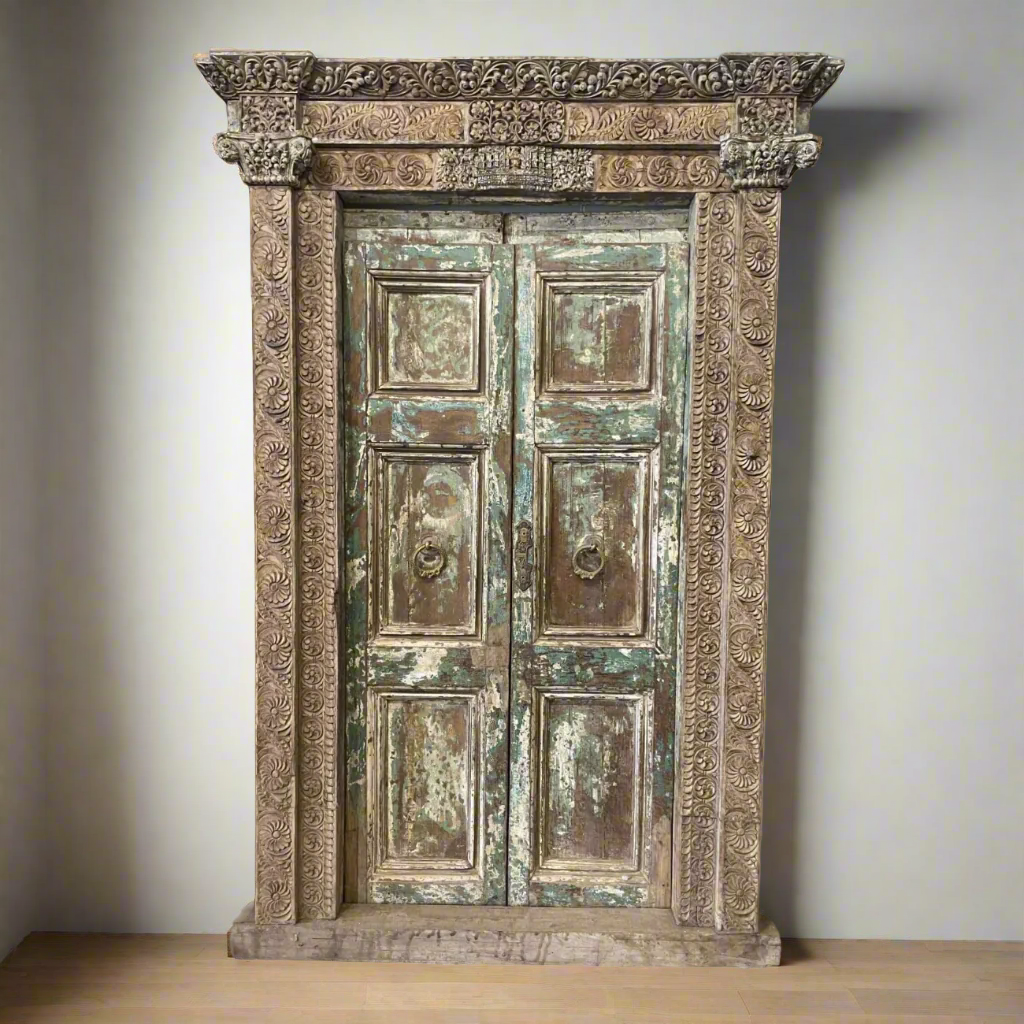 Indian Rajasthani Antique Framed Door