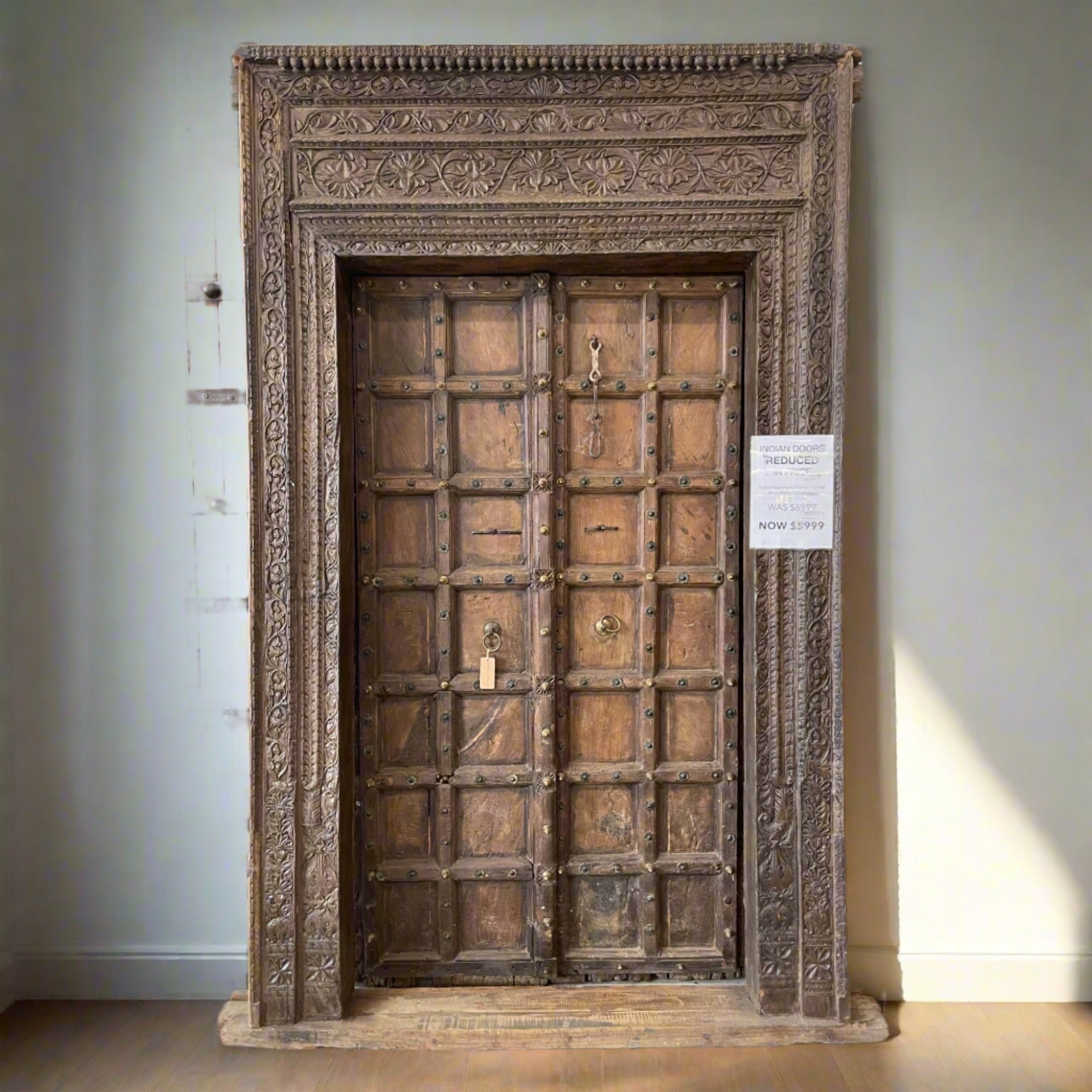 Indian Rajasthani Antique Framed Door