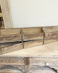 Indian Vintage Brick Box Bath Caddy