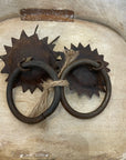 Indian Iron Door Handle - Set of 2