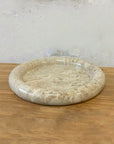 Kai Round Marble Stone Tray