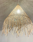 Large Cabana Woven Rattan Pendant