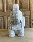 Large White Stone Elephant