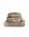 Large Indian Pillar Base Candle Stand 06