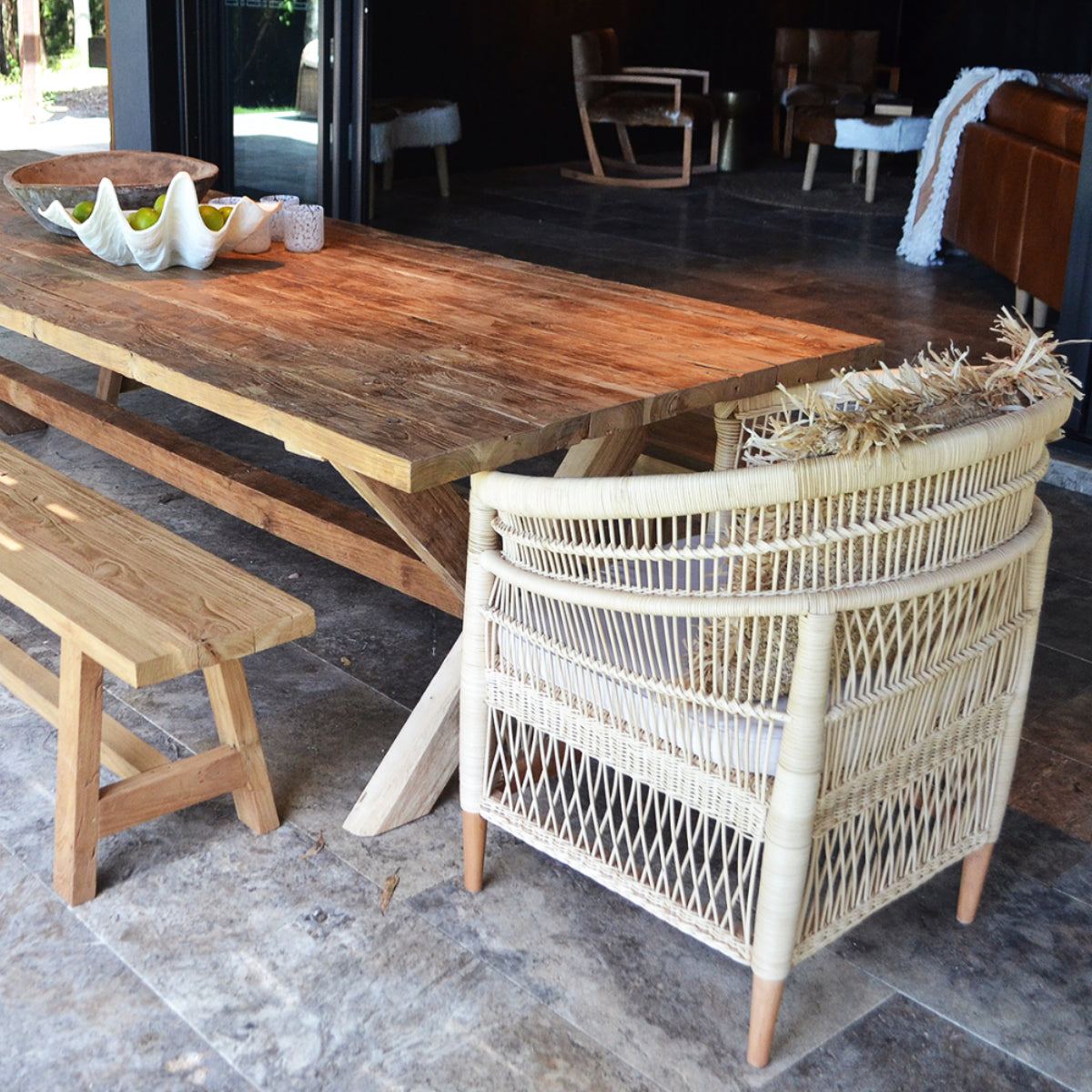 Malawi Style Rattan Chair - Set of 6