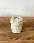 Natural Marble Stone Tealight Candle Holder 15cm