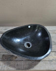 Medium River Stone Basin 01 - 38 x 32 x 15cm
