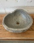 Medium River Stone Basin 84 - 38 x 34 x 14.5cm