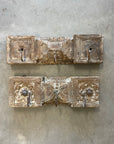 Medium Vintage Indian Timber Wall Hooks