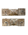 Medium Vintage Indian Timber Wall Hooks