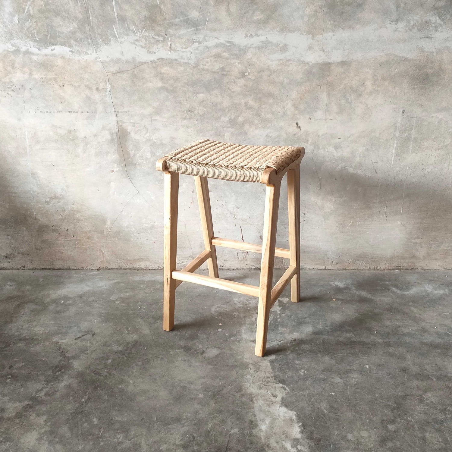 Mykonos Teak Counter Stool - Set of 4