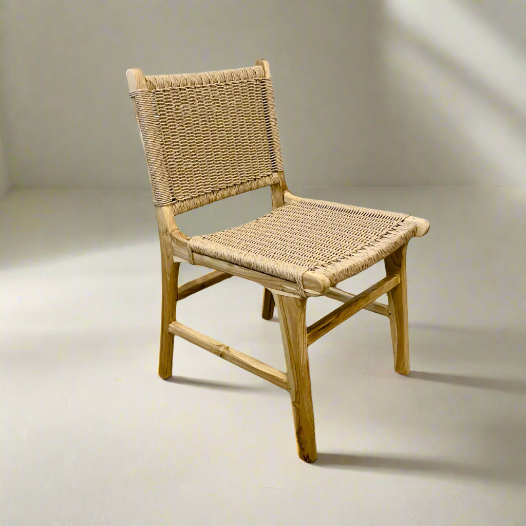 Mykonos Woven Teak Dining Chair - Set of 8