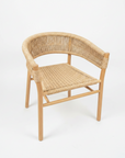 Mykonos Woven Timber Arm Chair