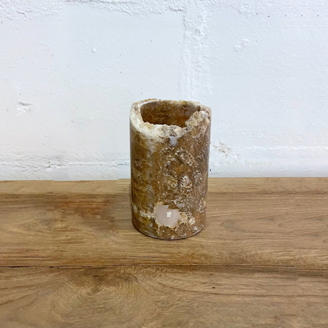 Narrow Stone Edge Onyx Holder 13cm