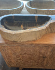 Natural Fossilised Wood Basin 18 - 76.5 x 38.5 x 15cm