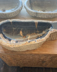Natural Fossilised Wood Basin 18 - 76.5 x 38.5 x 15cm