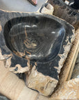 Natural Fossilised Wood Basin 20