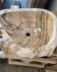 Natural Fossilised Wood Basin 23