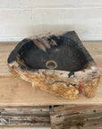 Natural Fossilised Wood Basin