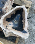 Natural Fossilised Wood Basin