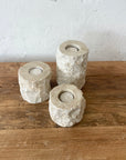 Natural Marble Stone Tealight Candle Holder 10cm
