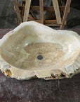 Natural Onyx Stone Basin 24 - 56cm x 42 x 15cm