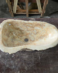 Natural Onyx Stone Basin 30 - 51 x 32 x 15cm