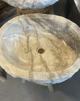 Natural Onyx Stone Basin 04 - 51 x 41 x 15cm