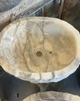 Natural Onyx Stone Basin 05 - 51 x 41 x 15cm