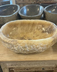 Natural Onyx Stone Basin 14 - 52 x 40 x 15cm