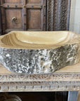 Natural Onyx Stone Basin 74 - 61.5 x 39 x 15.5cm