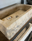 Natural Rectangle Marble Stone Basin 07
