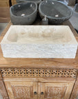 Natural Rectangle Marble Stone Basin