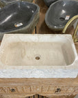 Natural Rectangle Marble Stone Basin 04