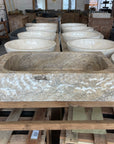 Natural Rectangle Onyx Stone Basin 02