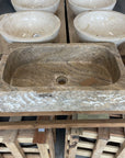 Natural Rectangle Onyx Stone Basin 02