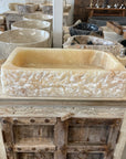 Natural Rectangle Onyx Stone Basin