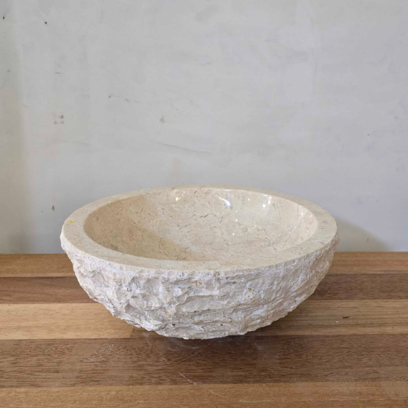 Natural Round Marble Stone Basin 05 | Pre Order - Arriving End Nov